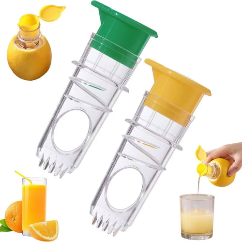1/2PCS Manual Lemon Juicer Set Screw-Top Citrus Press with Built-In Filter for Lime Orange Juice Extractor Kitchen Tool